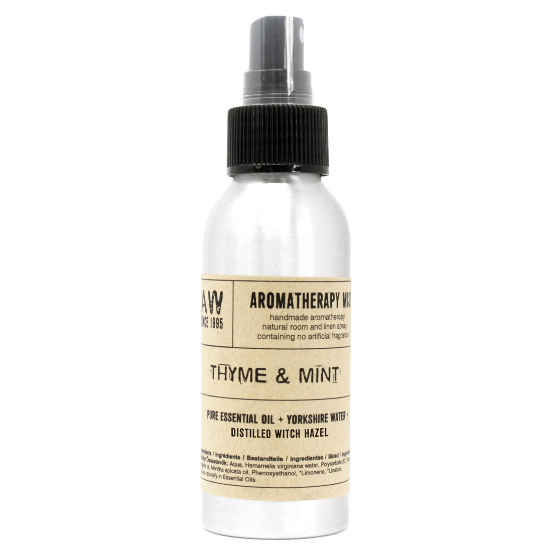 100ml Essential Oil Mist - Thyme &amp; Mint