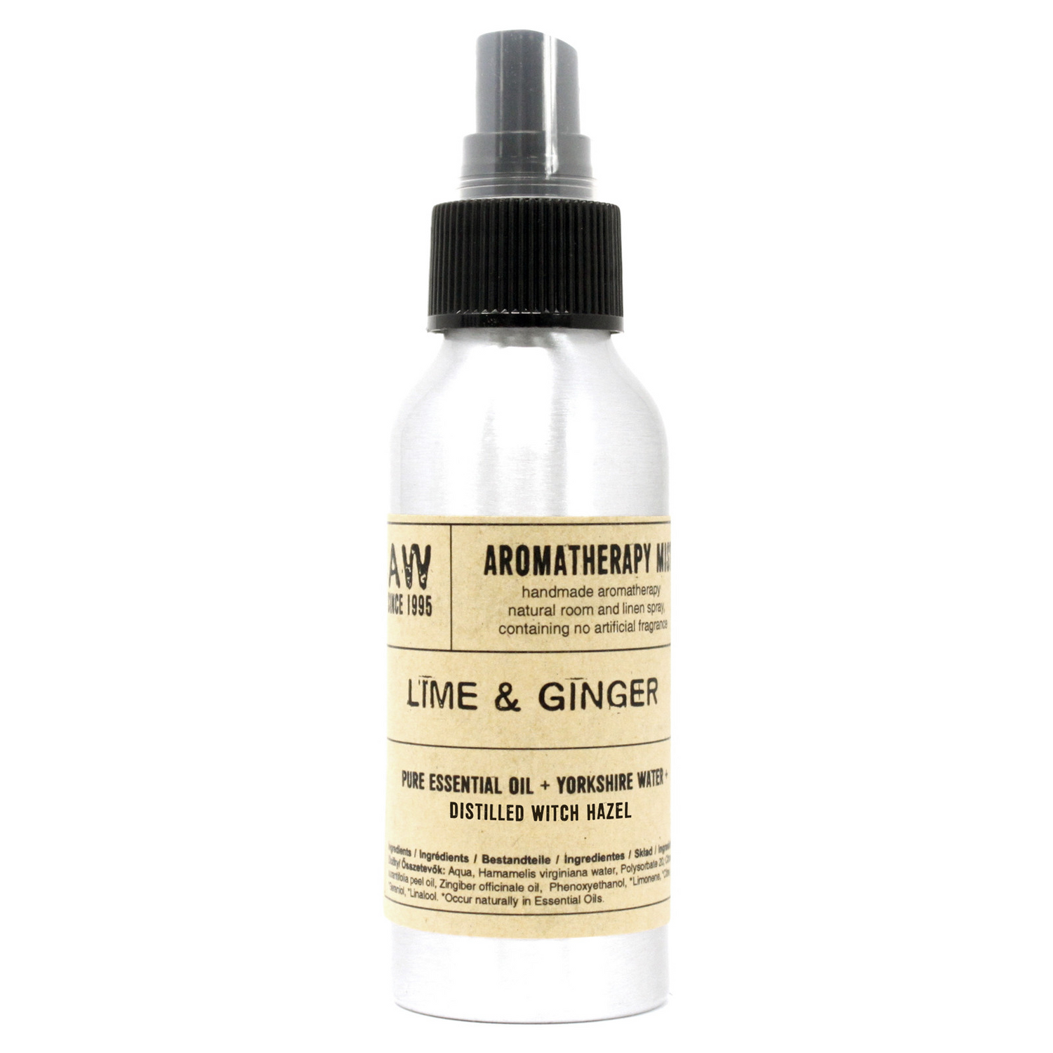 100ml Essential Oil Mist - Lime &amp; Ginger