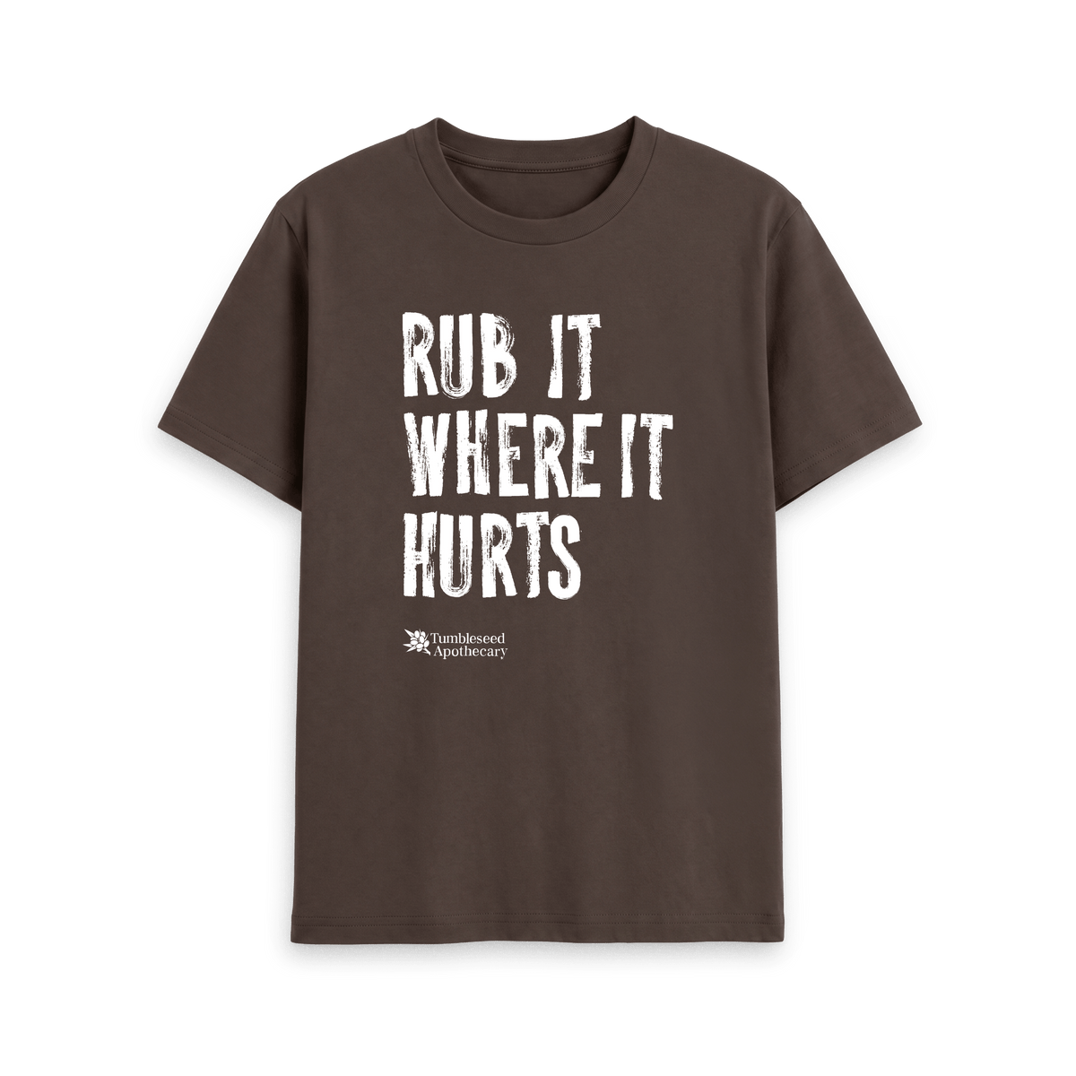 Chocolate Printed T-shirt Front