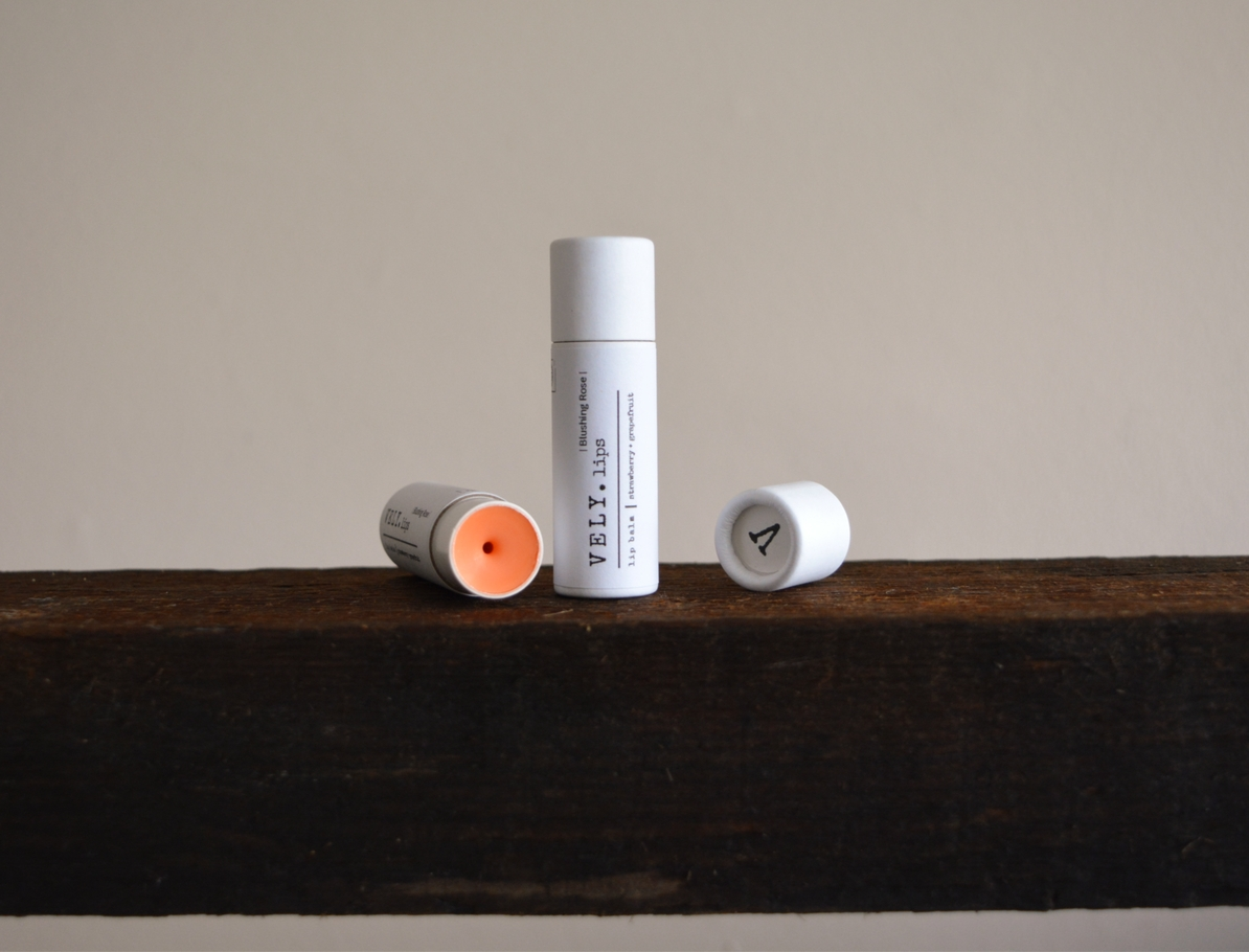 Natural Tinted Lip Balm &quot;Blushing Rose&quot; with Grapefruit